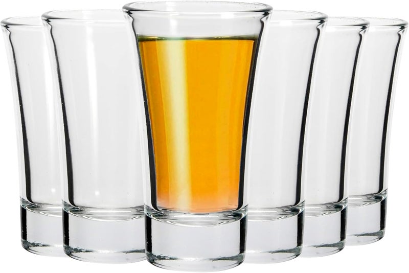 كويزين أرت طقم كاسات شوت كوزين آرت - 65 مل - بقاعدة ثقيلة - 6 قطع - Image 1